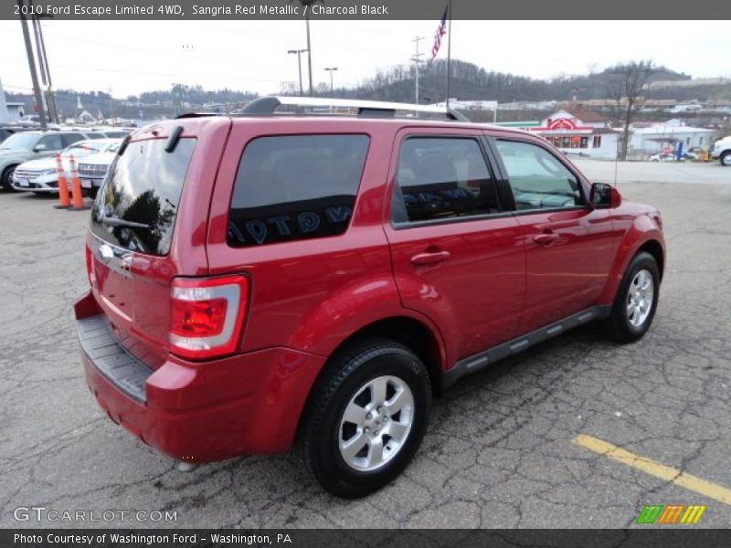 2010 Escape Limited 4WD Sangria Red Metallic