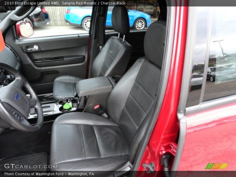 Sangria Red Metallic / Charcoal Black 2010 Ford Escape Limited 4WD