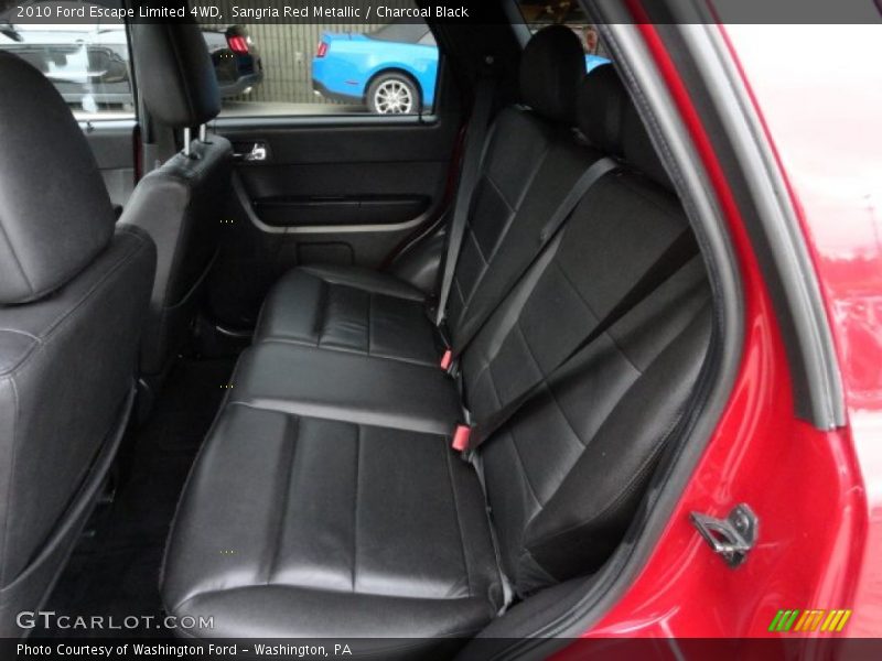 Sangria Red Metallic / Charcoal Black 2010 Ford Escape Limited 4WD