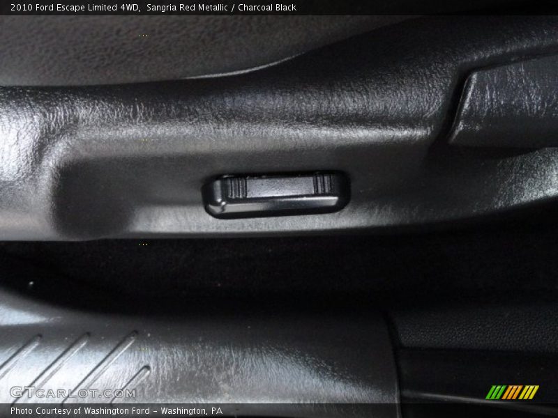Sangria Red Metallic / Charcoal Black 2010 Ford Escape Limited 4WD