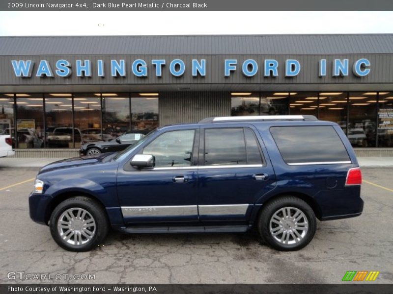 Dark Blue Pearl Metallic / Charcoal Black 2009 Lincoln Navigator 4x4