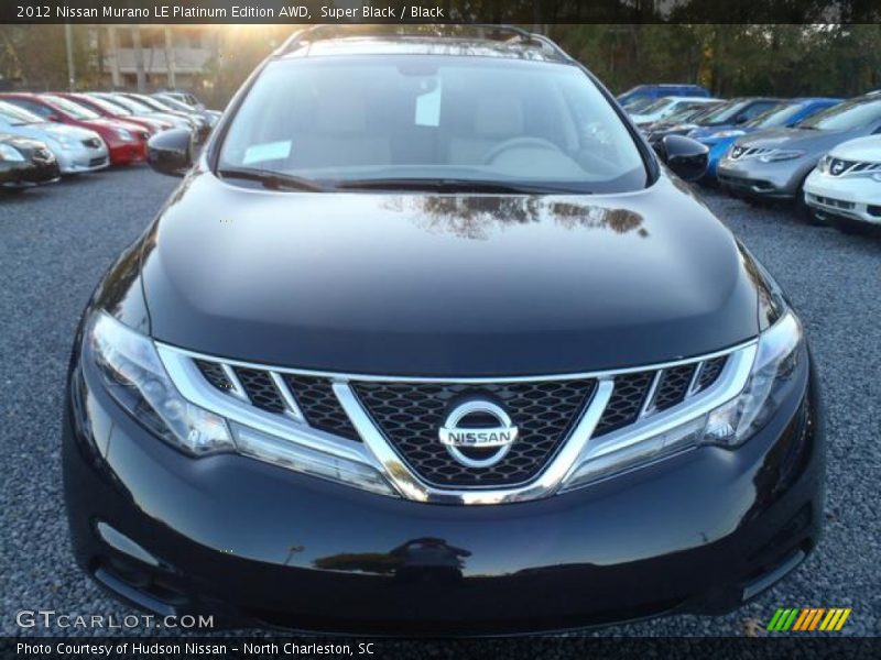 Super Black / Black 2012 Nissan Murano LE Platinum Edition AWD