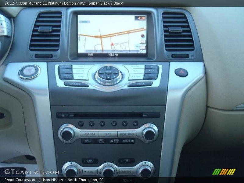 Super Black / Black 2012 Nissan Murano LE Platinum Edition AWD