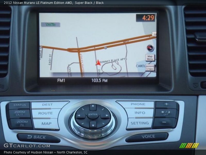 Super Black / Black 2012 Nissan Murano LE Platinum Edition AWD