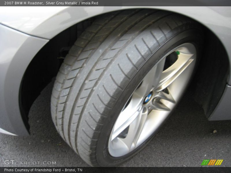 Silver Grey Metallic / Imola Red 2007 BMW M Roadster