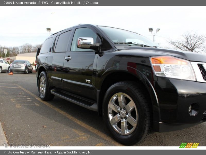 Galaxy Black Metallic / Charcoal 2009 Nissan Armada LE 4WD