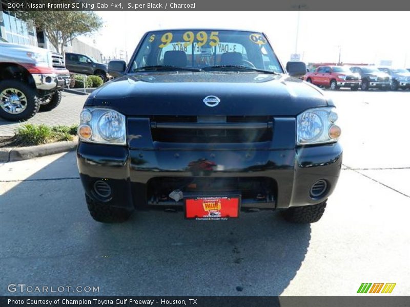 Super Black / Charcoal 2004 Nissan Frontier SC King Cab 4x4