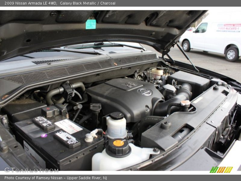 Galaxy Black Metallic / Charcoal 2009 Nissan Armada LE 4WD
