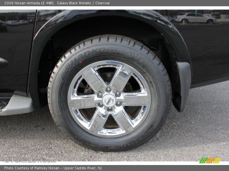 Galaxy Black Metallic / Charcoal 2009 Nissan Armada LE 4WD