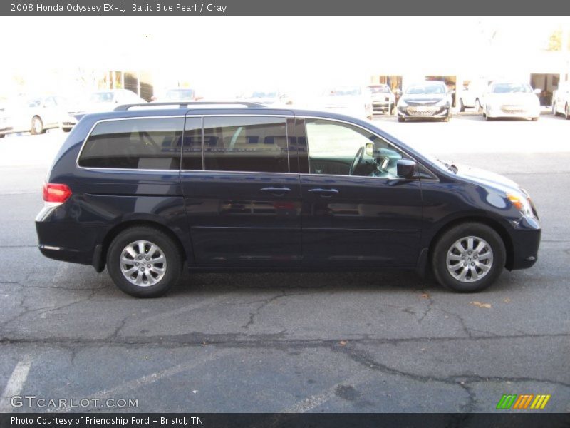 Baltic Blue Pearl / Gray 2008 Honda Odyssey EX-L