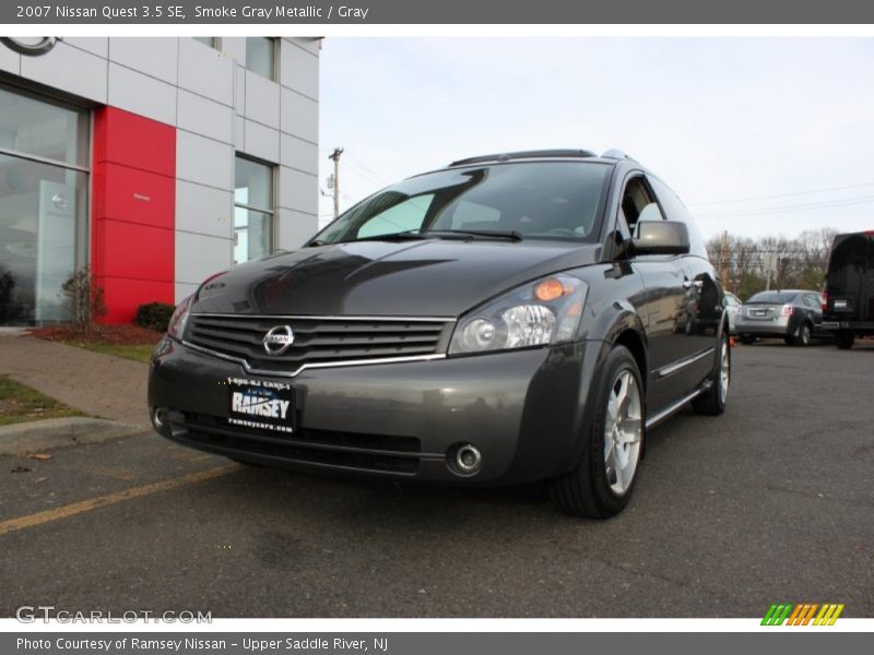 Smoke Gray Metallic / Gray 2007 Nissan Quest 3.5 SE