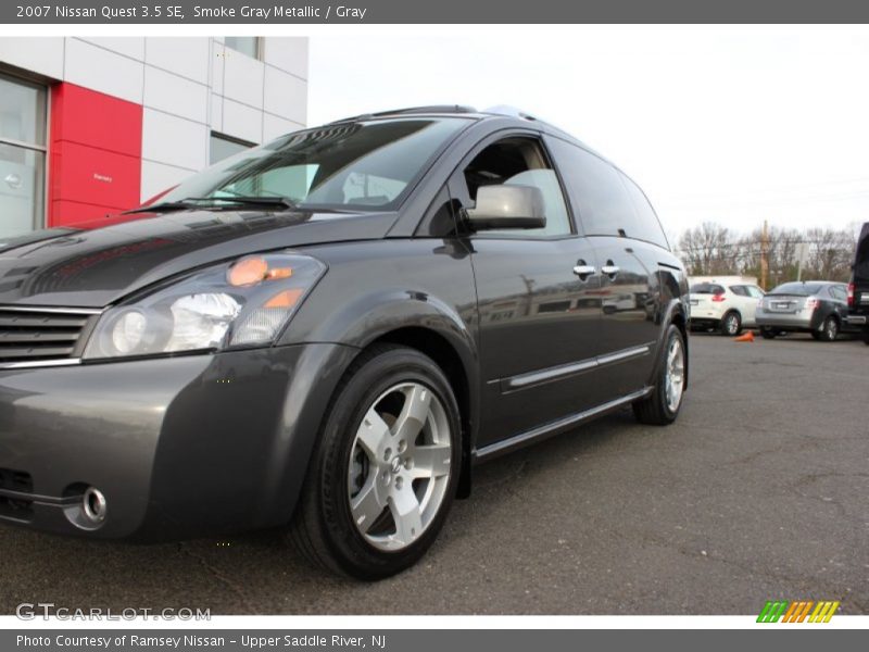 Smoke Gray Metallic / Gray 2007 Nissan Quest 3.5 SE