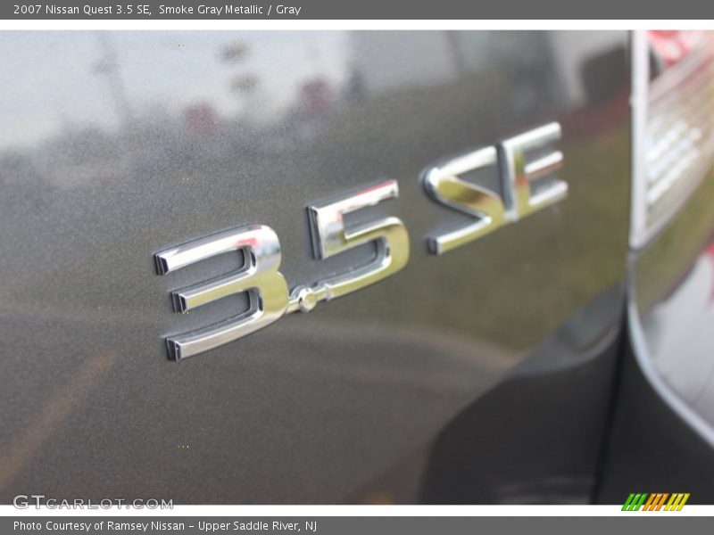 Smoke Gray Metallic / Gray 2007 Nissan Quest 3.5 SE
