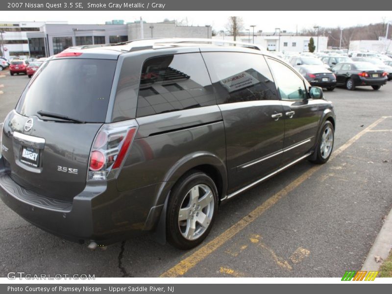 Smoke Gray Metallic / Gray 2007 Nissan Quest 3.5 SE