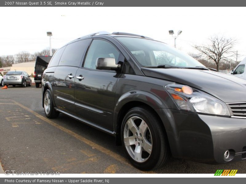 Smoke Gray Metallic / Gray 2007 Nissan Quest 3.5 SE