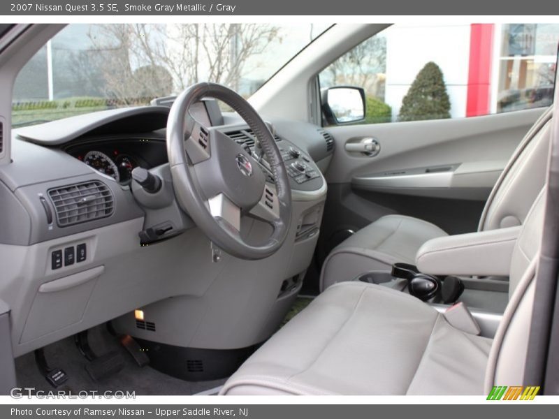 Smoke Gray Metallic / Gray 2007 Nissan Quest 3.5 SE