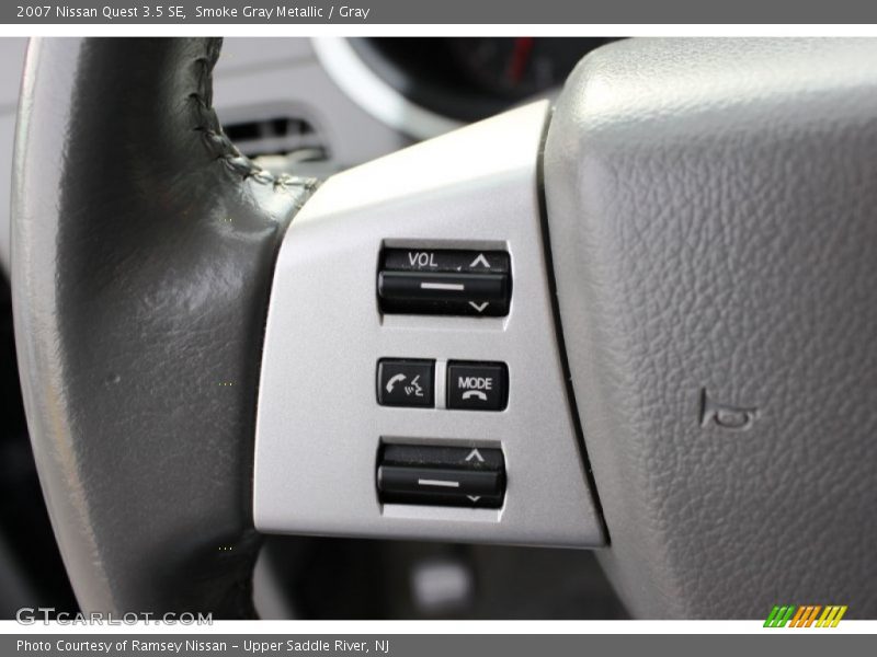 Smoke Gray Metallic / Gray 2007 Nissan Quest 3.5 SE