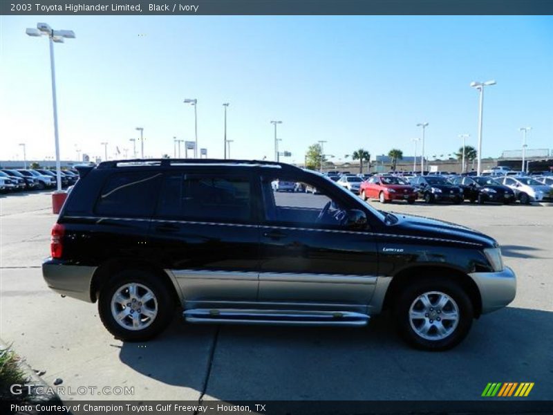Black / Ivory 2003 Toyota Highlander Limited