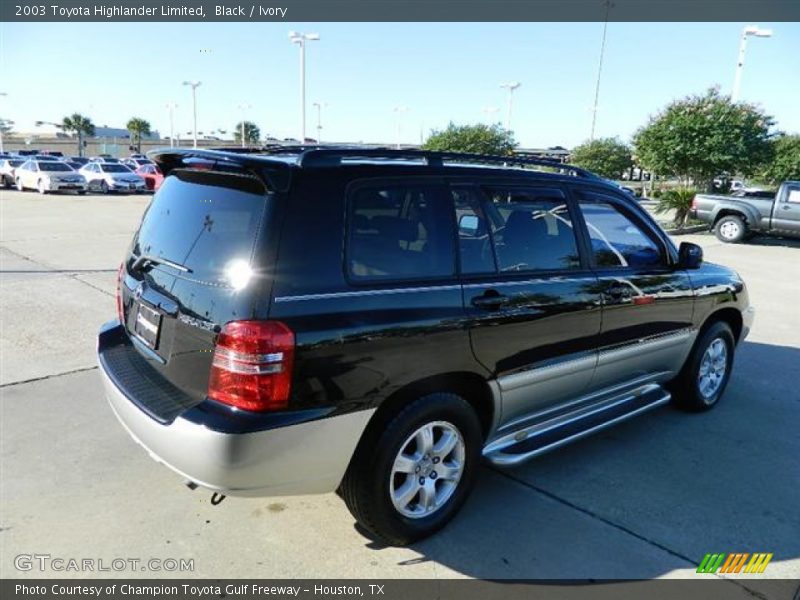 Black / Ivory 2003 Toyota Highlander Limited