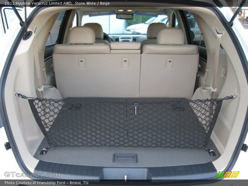 Stone White / Beige 2012 Hyundai Veracruz Limited AWD
