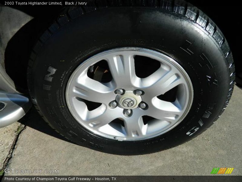 Black / Ivory 2003 Toyota Highlander Limited