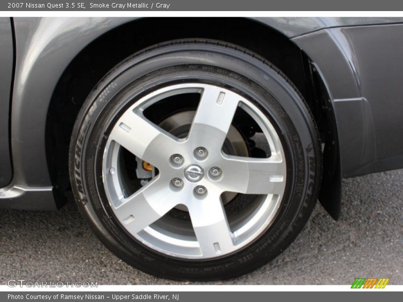 Smoke Gray Metallic / Gray 2007 Nissan Quest 3.5 SE