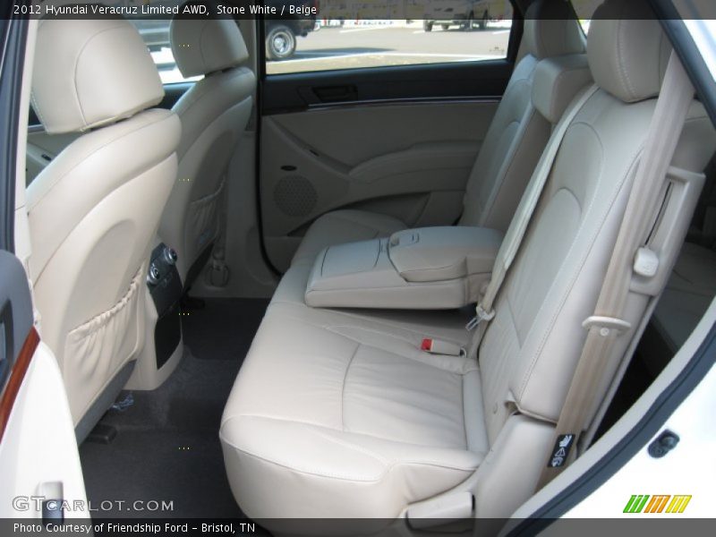 Stone White / Beige 2012 Hyundai Veracruz Limited AWD