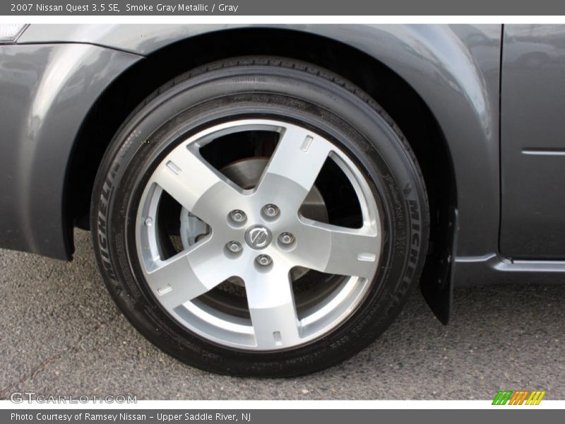 Smoke Gray Metallic / Gray 2007 Nissan Quest 3.5 SE