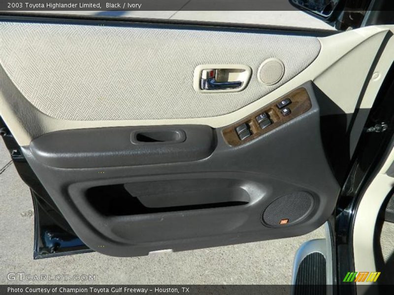 Black / Ivory 2003 Toyota Highlander Limited