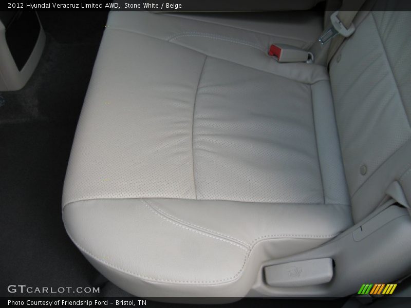 Stone White / Beige 2012 Hyundai Veracruz Limited AWD