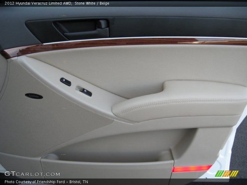 Stone White / Beige 2012 Hyundai Veracruz Limited AWD
