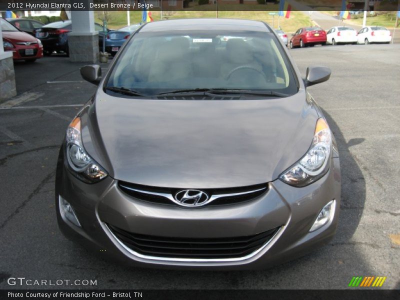 Desert Bronze / Beige 2012 Hyundai Elantra GLS