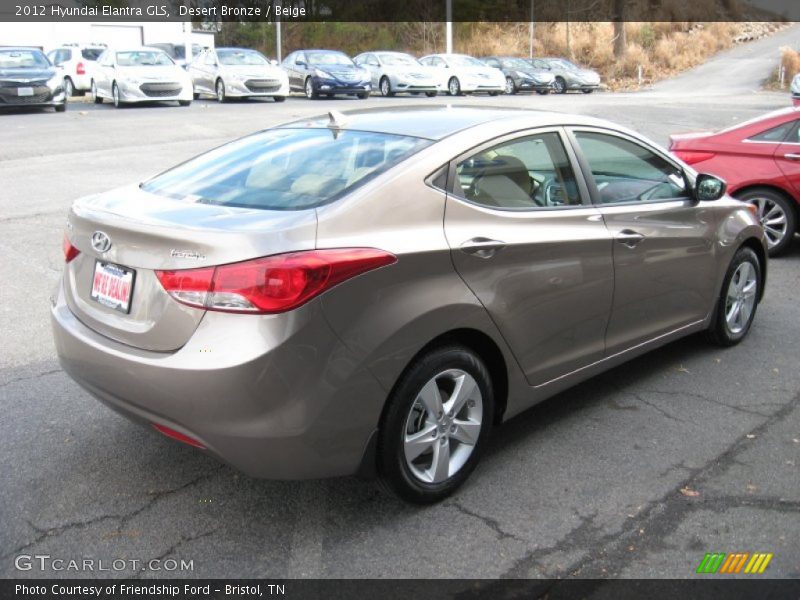Desert Bronze / Beige 2012 Hyundai Elantra GLS