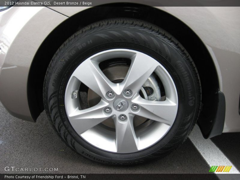 Desert Bronze / Beige 2012 Hyundai Elantra GLS