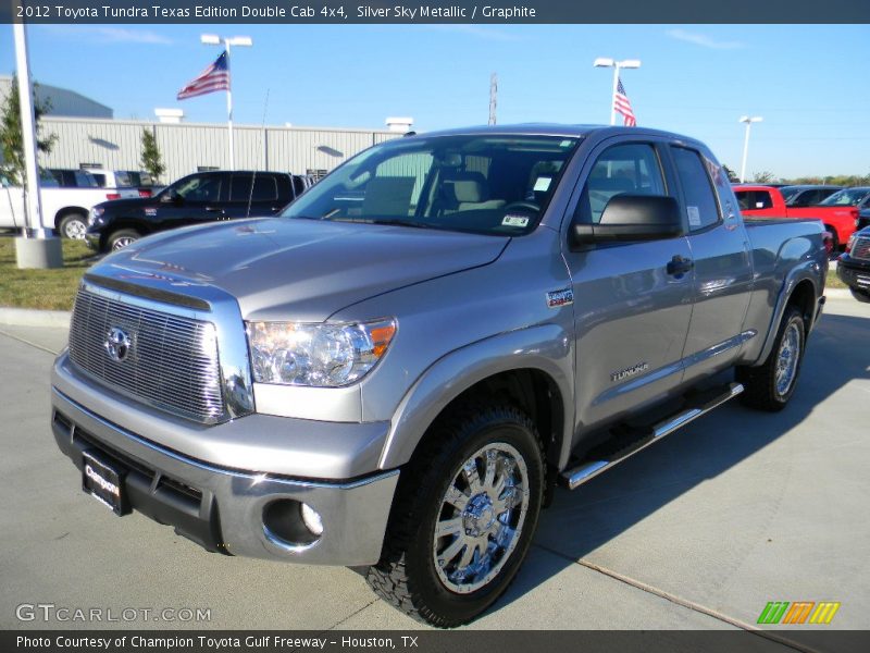 Silver Sky Metallic / Graphite 2012 Toyota Tundra Texas Edition Double Cab 4x4