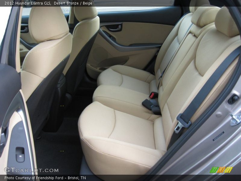 Desert Bronze / Beige 2012 Hyundai Elantra GLS