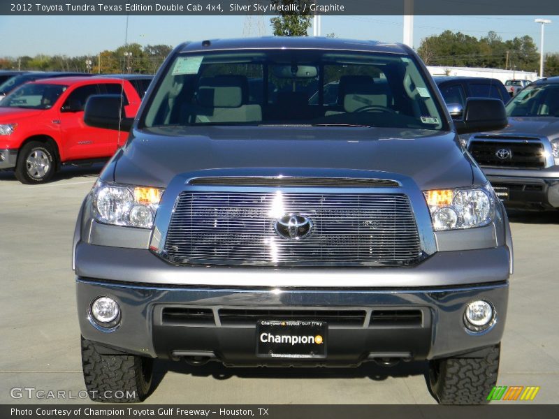 Silver Sky Metallic / Graphite 2012 Toyota Tundra Texas Edition Double Cab 4x4