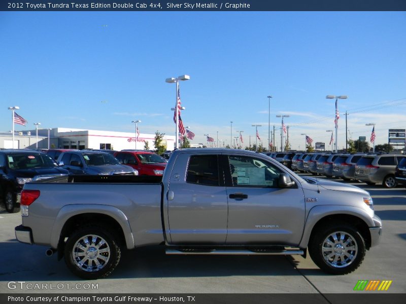 Silver Sky Metallic / Graphite 2012 Toyota Tundra Texas Edition Double Cab 4x4