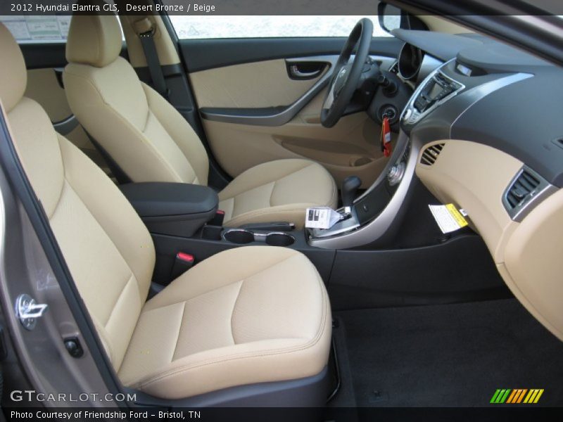 Desert Bronze / Beige 2012 Hyundai Elantra GLS