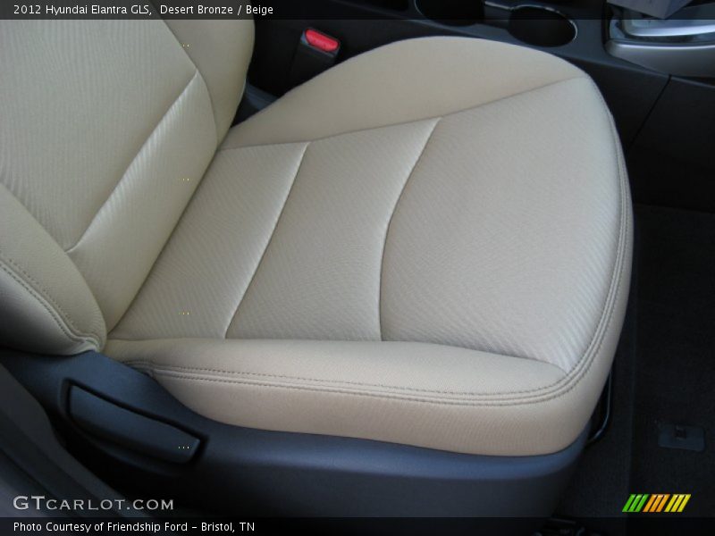Desert Bronze / Beige 2012 Hyundai Elantra GLS