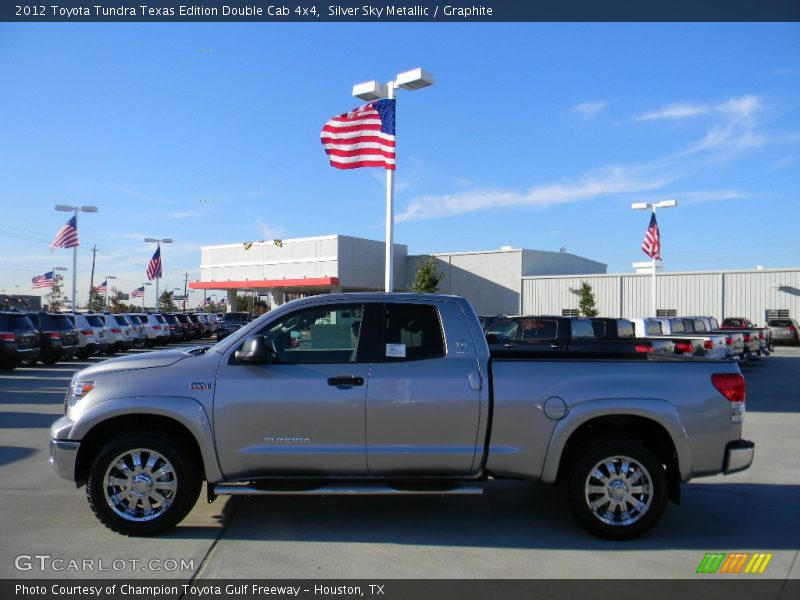 Silver Sky Metallic / Graphite 2012 Toyota Tundra Texas Edition Double Cab 4x4