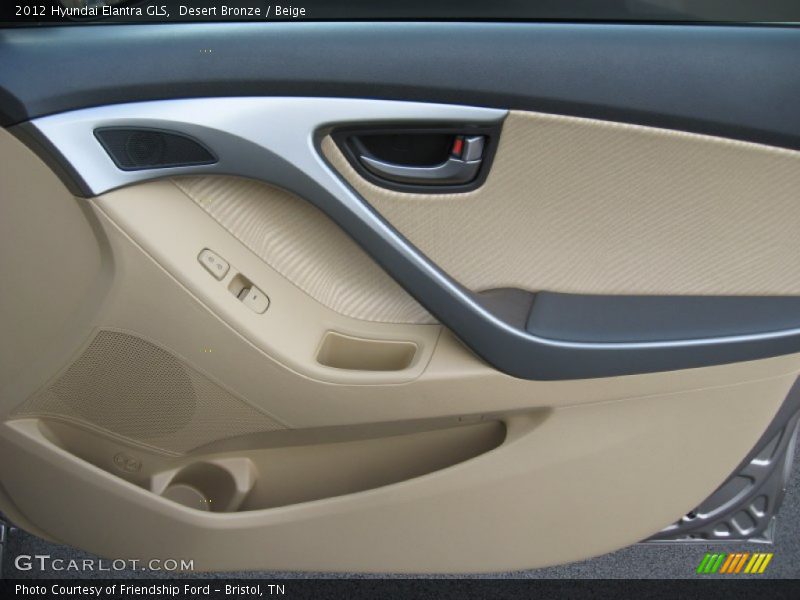Desert Bronze / Beige 2012 Hyundai Elantra GLS