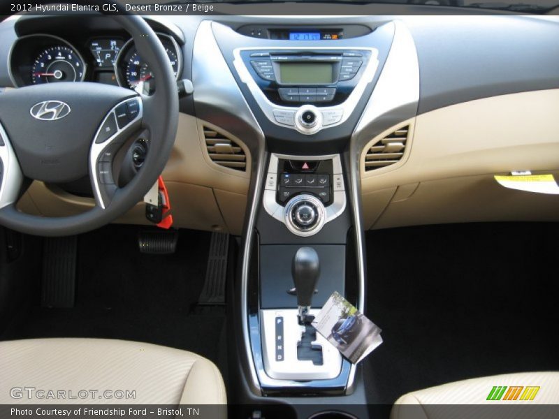 Desert Bronze / Beige 2012 Hyundai Elantra GLS