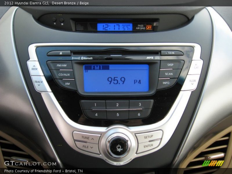 Desert Bronze / Beige 2012 Hyundai Elantra GLS