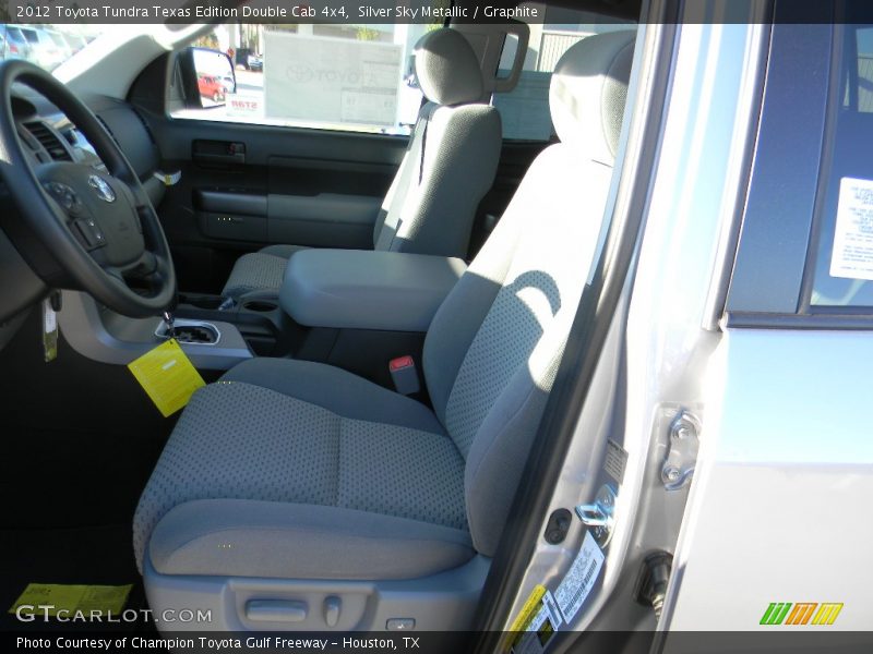 Silver Sky Metallic / Graphite 2012 Toyota Tundra Texas Edition Double Cab 4x4