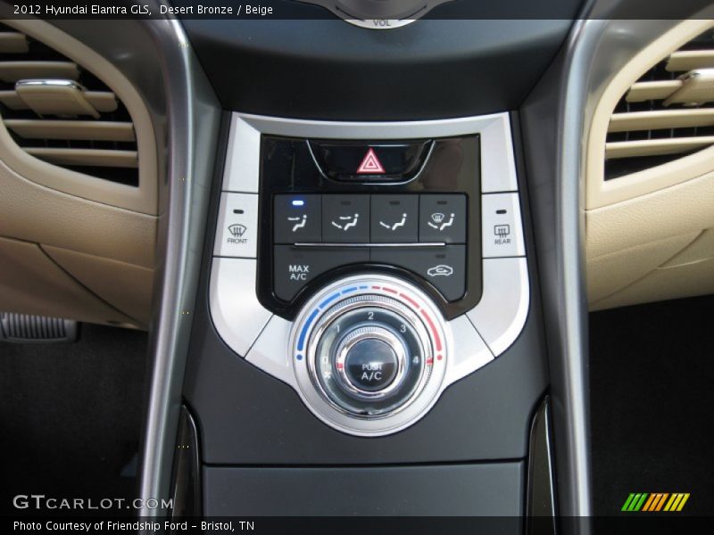 Desert Bronze / Beige 2012 Hyundai Elantra GLS