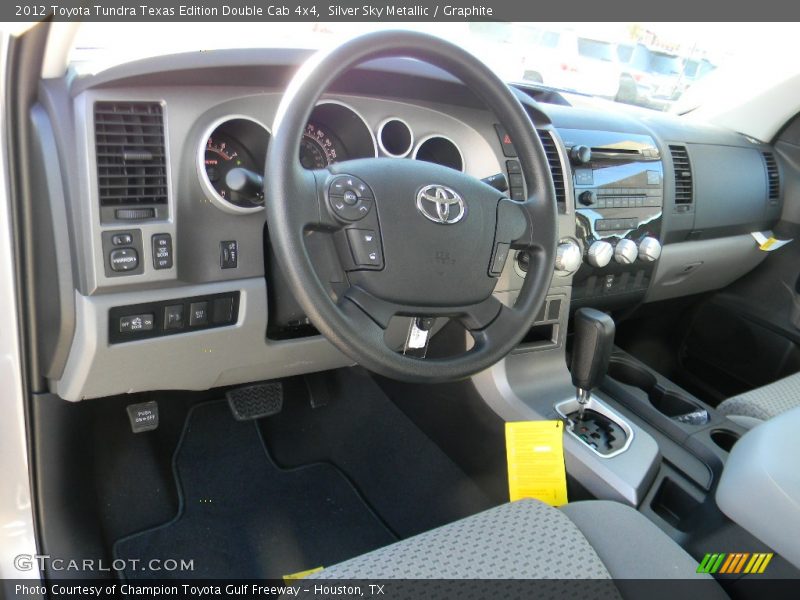 Silver Sky Metallic / Graphite 2012 Toyota Tundra Texas Edition Double Cab 4x4