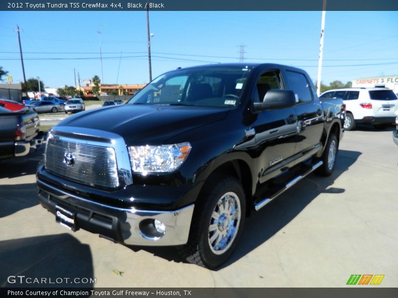 Black / Black 2012 Toyota Tundra TSS CrewMax 4x4