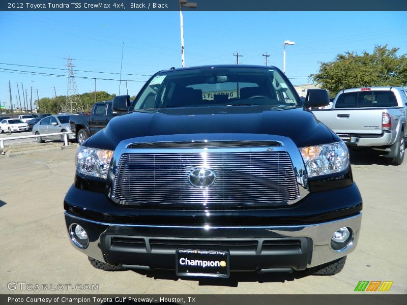 Black / Black 2012 Toyota Tundra TSS CrewMax 4x4