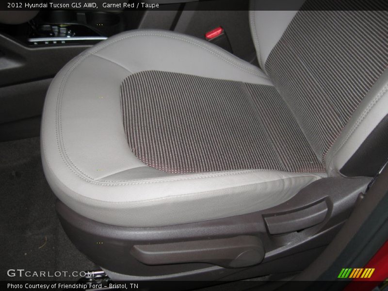 Garnet Red / Taupe 2012 Hyundai Tucson GLS AWD